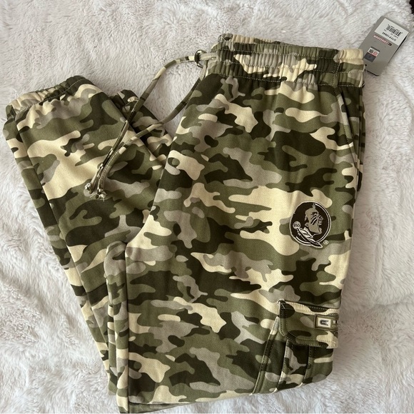 FSU Camo relaxed joggers